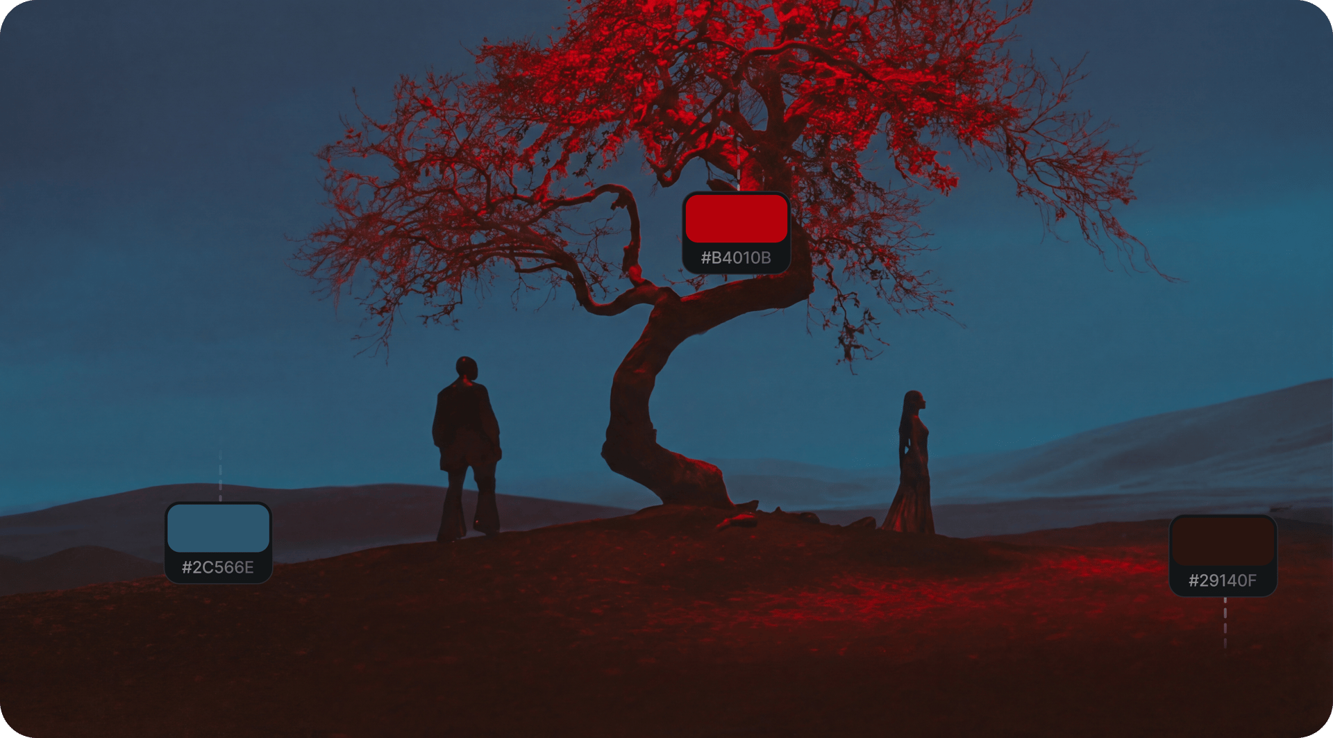 Higgsfield Soul Cinema example showing a controlled cinematic color palette.